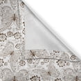 thumbnail image 4 of Ambesonne Botanical Valance Pack of 2, Botanical Drawn by Hand, 54"X12", Dark Rosewood and White, 4 of 5