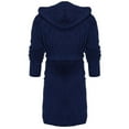 thumbnail image 3 of Women Bathrobe Dressing Gown Hooded Towling Bath Robe Nightwear, 3 of 4