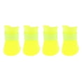 thumbnail image 2 of 4 Uds. Zapatos impermeables de goma para perros, cachorros y gatos, botas de lluvia para mascotas, antizapatos para lluvia Amarillo_m jinwen Zapatos de lluvia para perros, 2 of 8