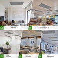 thumbnail image 6 of Vintage Dark Gray Magnetic Fluorescent Light Covers for Ceiling Lights 2x4Ft, Farmhouse Retro Solid Color Linen Texture Office Classroom Kitchen Drop Ceiling Light Covers Filters Shade Panel 2 Packs, 6 of 9