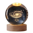 thumbnail image 1 of Lámpara de bola de cristal de galaxia 3D, luz nocturna con grabado láser, 1 of 6
