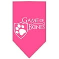 thumbnail image 3 of Pet and Dog Bandana Screen Printed, "Game of Bones", 3 of 10