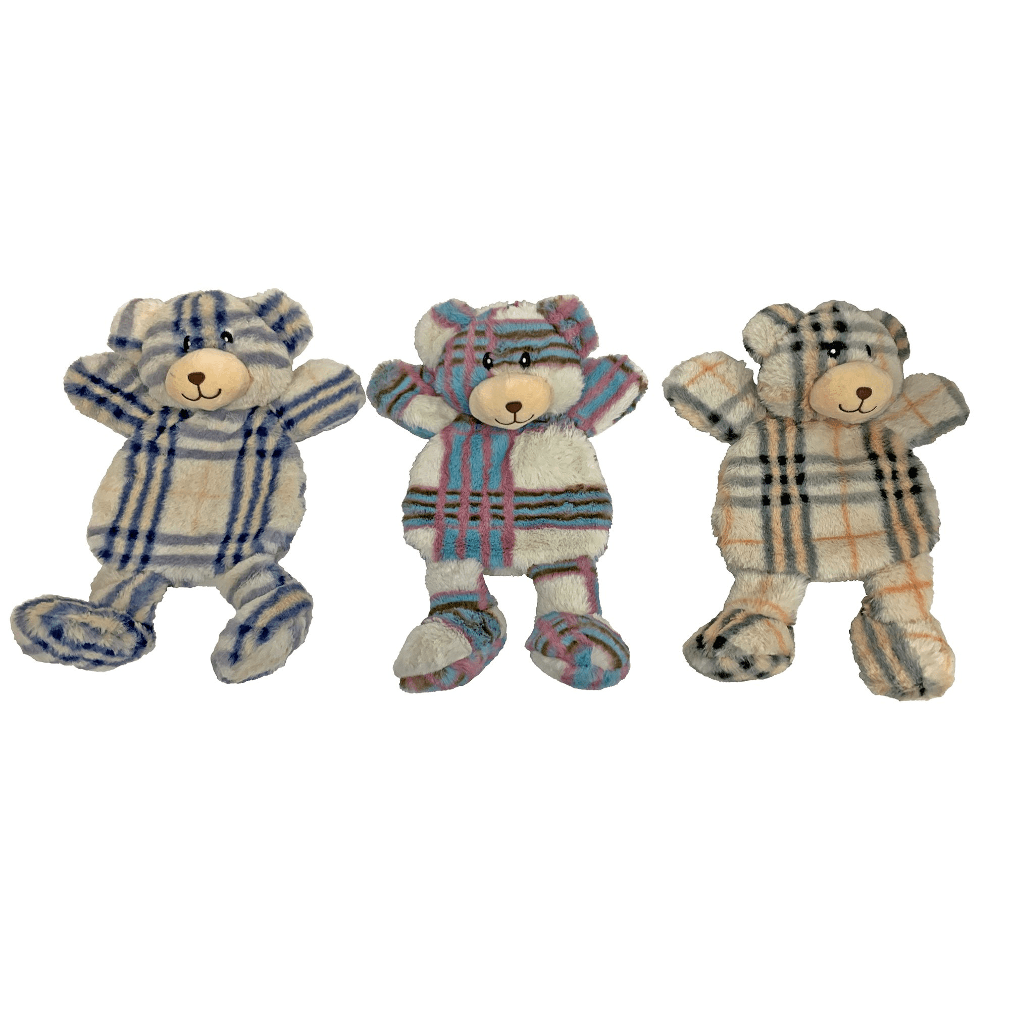 Multipet Berman Bear Dog Toy, Assorted Colors, Size: 15"