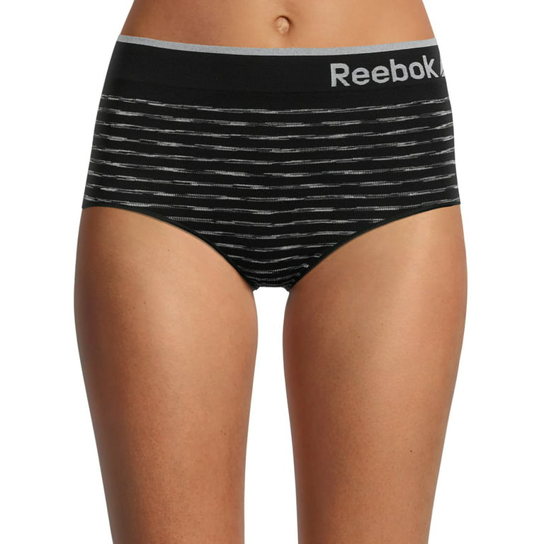 Reebok Women?s Underwear ? Seamless High Waist Brief Panties