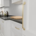 thumbnail image 2 of Richelieu BP8855320160 12-5/8" Center To Center Handle Cabinet Pull - Brass, 2 of 7