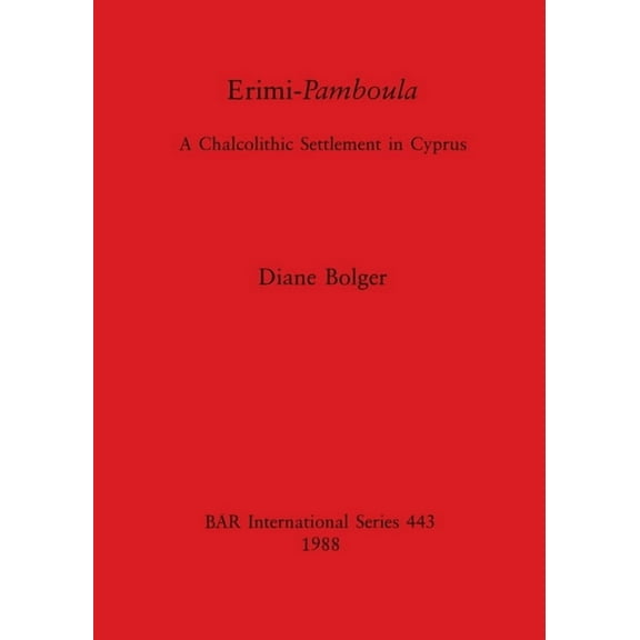 BAR International: Erimi - Pamboula (Paperback)