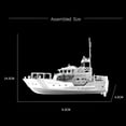 thumbnail image 4 of 1: 100 3D Metal Kits Lifeboat Model Ship Model Warship Model Warship Ornaments Military Model (Unassembled Kit ), 4 of 13