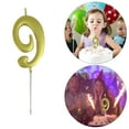thumbnail image 2 of TIELUTT Birthday Number Candle 3D Shape Birthday Candle Decoration Birthday Cake Candle Rice Candy Paper Cars Cake Topper Airplane Decorations Toppers Birthday Girl 4 Space Birthday Cake Decorations, 2 of 7
