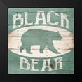 thumbnail image 2 of Villa, Mlli 15x15 Black Modern Framed Museum Art Print Titled - Black Bear, 2 of 5