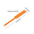 thumbnail image 2 of PP Rectangle Plant Labels Marker Tags for Outdoor Indoor Garden, Orange 100 Pack, 2 of 4