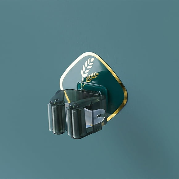 Xihbxyly Organizador de Trapeador de Pared, Estante de Almacenamiento Multifuncional, Diseño Compacto, Colgador de Cepillo para Trapeador, Soporte para Herramientas de Cocina y Baño, Fácil Instalació