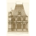 thumbnail image 2 of Rouyer, Eugene 17x24 Gold Ornate Wood Framed with Double Matting Museum Art Print Titled - French Architecture II, 2 of 4