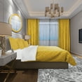 thumbnail image 3 of Designart 'Luxury Golden Floral' Glam Duvet Cover Set, 3 of 4