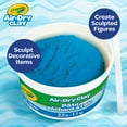 thumbnail image 3 of Crayola Air Dry Clay, Blue, 2.5 lb. Resealable Bucket, Modeling Clay Alternative for Kids, 3 of 8