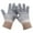 Grey, variant on Opolski 1 Pair Thickened Warm Full Fingers Ribbed Cuffs Women Gloves Winter Striped Splicing Double Layer Fleece Lining Knitting Gloves for Cold Weather Grey