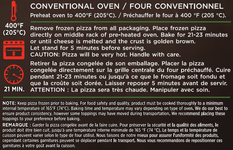 Pizza Rustica Croûte Farcie aux Épinards et Fromage, 677 g