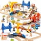 thumbnail image 1 of Set de Tren de Madera Gigante Bean 94 Piezas Aventura en la Ciudad para Niños, 1 of 9