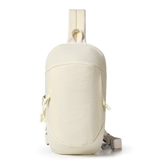 Small Crossbody Bags for Women and Men, Sling Bag for Women and Men Trendy, Fanny Packs Chest Bag with Extended Strap(Off white)