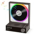 thumbnail image 1 of Ornement de Mode Lecteur Cd Rétro Lecteur Cd Bluetooth Stéréo Lecteur de Disque Album Musique, 1 of 7