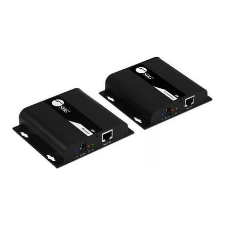SIIG HDMI 4K30Hz HDbitT over IP Extender - 120m - Extends HDMI audio/video signals up to 120m over cost effective Cat 6/7 cable, while maintaining signal strength and superior audio/video quality, ...