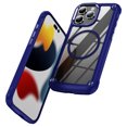 thumbnail image 3 of for iPhone 15 Case Magnetic Phone Case Mag-Safe Charging Support, TPU Bumper Hard PC Backplane Light Fit Shockproof Protective Case Cover for iPhone 15 Men Women Girls, Blue, 3 of 9