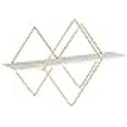 thumbnail image 3 of Admired By Nature Geometric Floating Wall Mounted, Wood Storage Shelf Handmade ABN5E126-NTRL, Light Natural, 3 of 4