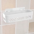 thumbnail image 4 of Estante de almacenamiento de baño de una sola capa montado en la pared, decoración del hogar (beige), 4 of 5