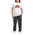 thumbnail image 5 of CafePress - Swedish Dala Horses Women's Light Pajamas - Women's Short Sleeve Print T-Shirt and Pants Light Cotton Pajama Set, 5 of 7