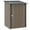 Brown, White, variant on Outsunny 3.3' x 3.4' Lean-to Garden Storage Shed w/ Lockable Door Gray