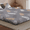 Tropic Leaves, variant on Zonli 100% Cotton Futon Mattress Cover – Fits 2.5" & 4" Futon Mattresses, Queen, Machine Washable, Soft & Breathable
