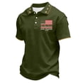 thumbnail image 4 of Dwelliawo 250 Anniversary Usa Shirt Men's We the People Patriotic Short Sleeve Patriotic Shirt 1776-2026 Freedom Shirts Polo Tee M Army Green XL, 4 of 5