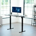 thumbnail image 2 of VIVO Electric 63” x 32” Stand Up Desk, Black 3 Part Table Top, Black Frame, 2 of 8