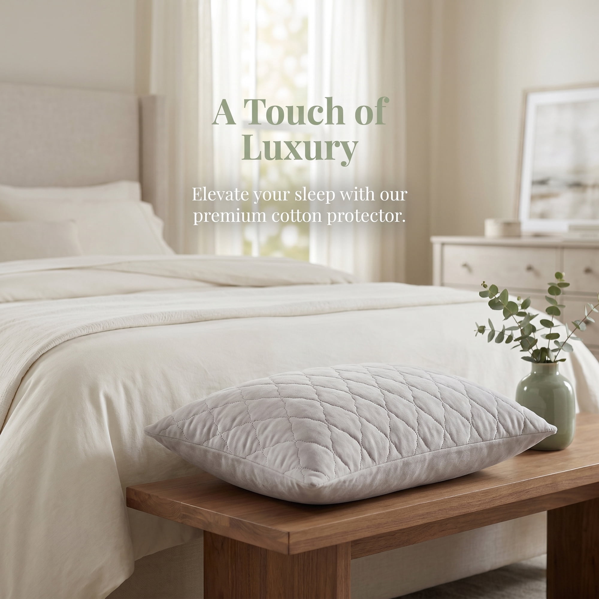 Unique Bargains Breathable Hypoallergenic Envelope Pillow Protectors Jumbo Gray 20" x 28"