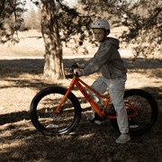 Glerc Mars Kids Mountain Bike, 20 Inch Fat Tire Bike for Teen Ages 6-12 Year Old, Bicycle with 2.8-Inch Wide Tires and 6 Speed Drivetrain,Orange