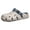 Blue, variant on Lusa Men's Comfortable Non Slip Slippers Summer Breathable Lightweight Casual Clogs for Indoor Outdoor Walking Beach Garden Hollow out Thickness Sole Heel Cup Slippers Green 45