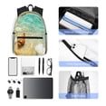 thumbnail image 4 of Fotbe Starfish And Seashell On The Beach Mochila Ligera Casual para Laptop para Hombres y Mujeres, Mochila Impermeable de Uso Diario, Mochila para Universidad, 4 of 6