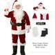 thumbnail image 1 of Disfraz de Papá Noel de Navidad para adultos, uniforme rojo y blanco para conjunto completo de fiesta de carnaval, Año Nuevo, ropa de Navidad, juego de rol, 1 of 7