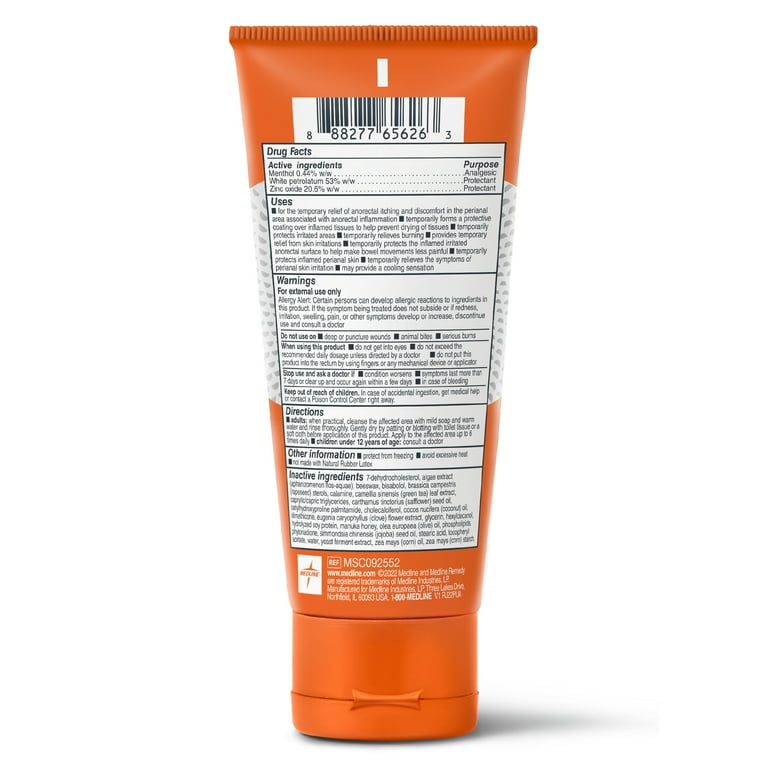 スペチクリーム Medline Remedy Specialized Zinc Oxide Paste with Menthol (2 oz