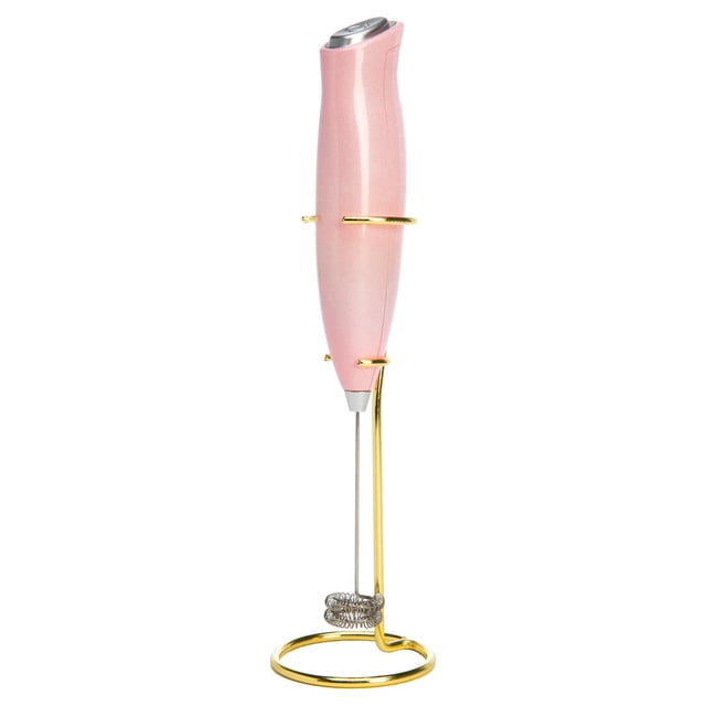 Dispositivo portátil eléctrico Milk Frother Paris Hilton, rosa, con soporte