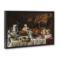 thumbnail image 4 of Kittens on Still Life Feast Black Framed Floater Canvas Wall Art, design by Masters Redux, 4 of 10