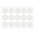 thumbnail image 3 of LABSERRON Snowflake Stickers White PVC Removable Decorative for Window 1Pc 11.8X7.9X0.04In, 3 of 10