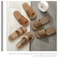thumbnail image 4 of COMPUKAS 1Par Pantuflas Tejidas De Ratán Para Y Mujer Uso En Interiores Suela Resistente PVC, 4 of 7