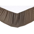 thumbnail image 1 of VHC Brands Check 20258 Jupe de Lit, Simple, Noir, 1 of 4