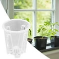 thumbnail image 2 of Clear Plastic Orchid Pots With Holes Transparent Flower Pot for Succulents Phalaenopsis Plants Garden Balcony Office 10cm Fangkenuo, 2 of 9