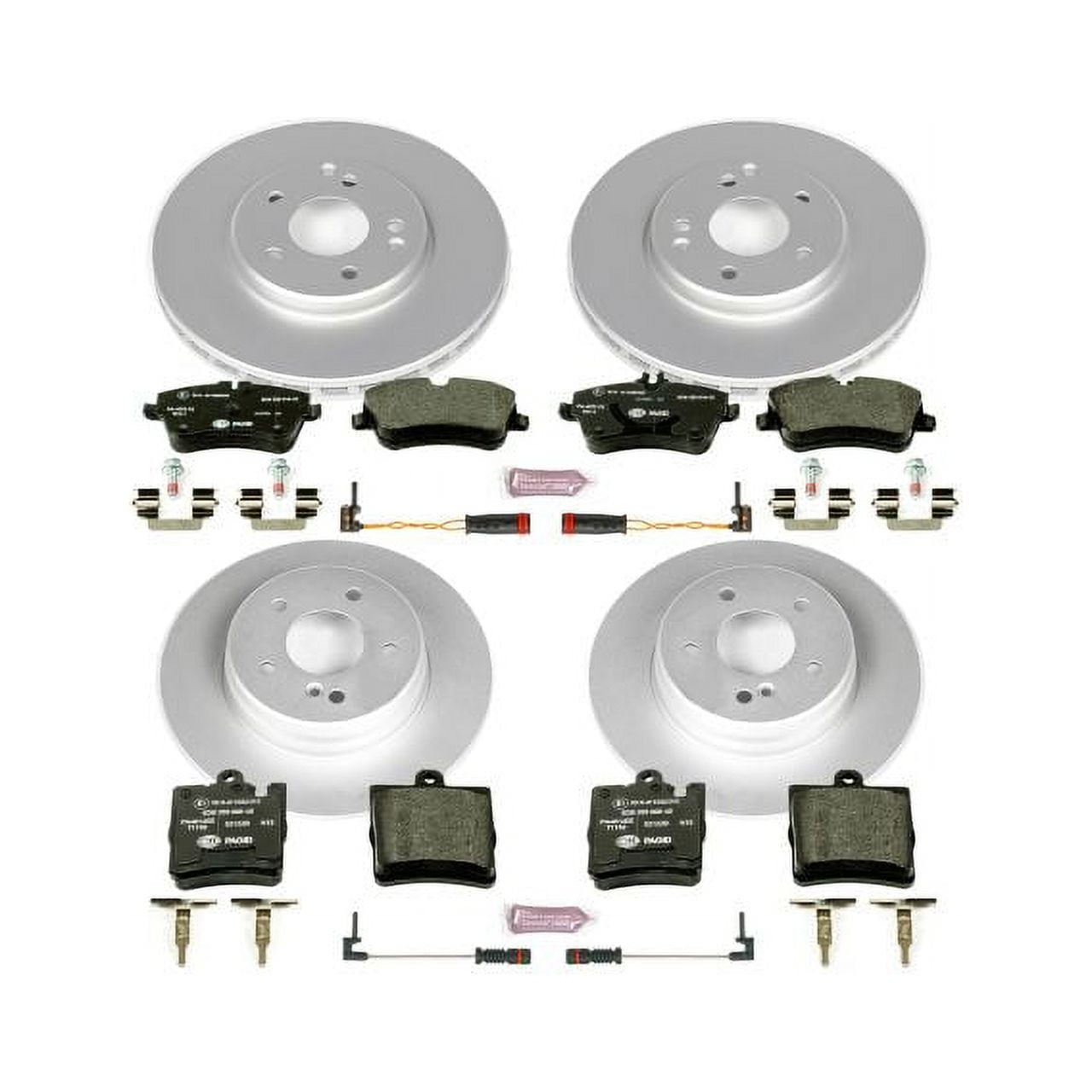 Power Stop ESK2783 Euro-Stop Brake Kit -Front & Rear