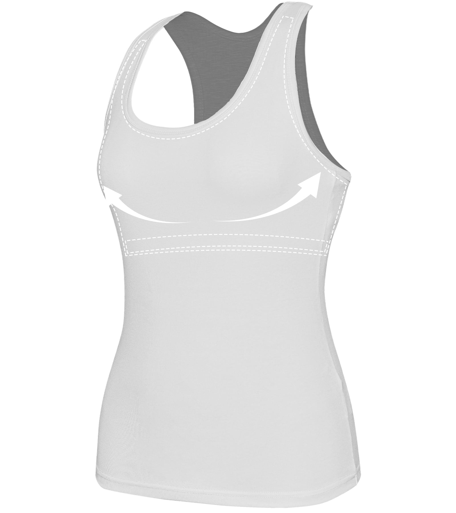Anyfit Wear Racerback Workout Tank Tops With Shelf Bra for Women Basic  Athletic Tanks Yoga Undershirt Summer Sleeveless Exercise Tops Blue 3XL 