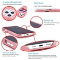 thumbnail image 2 of Dockem iPhone 12 Pro Max Exec M2 Wallet Case; Built-in Metal Plate, 2 Card Slots, Pink, 2 of 9