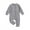 Grey, variant on Toddler Baby Henry Rompers 3 6 9 12 18M Solid Color Long Sleeve Jumpsuit Pants for Newborn Infant Cute Fall Clothes