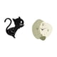 thumbnail image 5 of Reloj de pared con dibujos animados estéticos, adorno decorativo para interiores, salas de estar, cocinas, oficinas, casas de campo, moderno, acrílico, 5 of 8