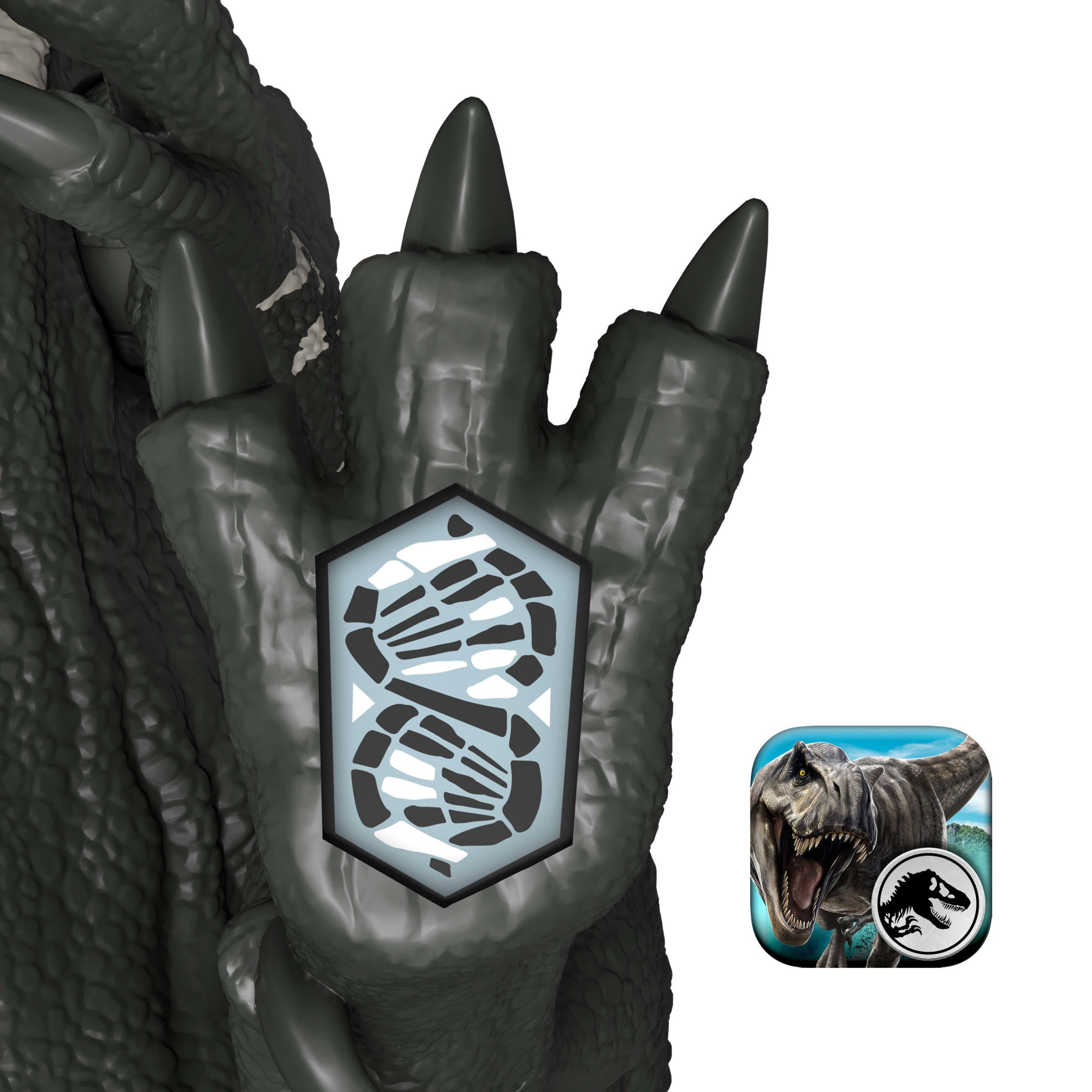 Jurassic World Gigantic Thrashers Dinosaur Figure Toy, 2 Attacks
